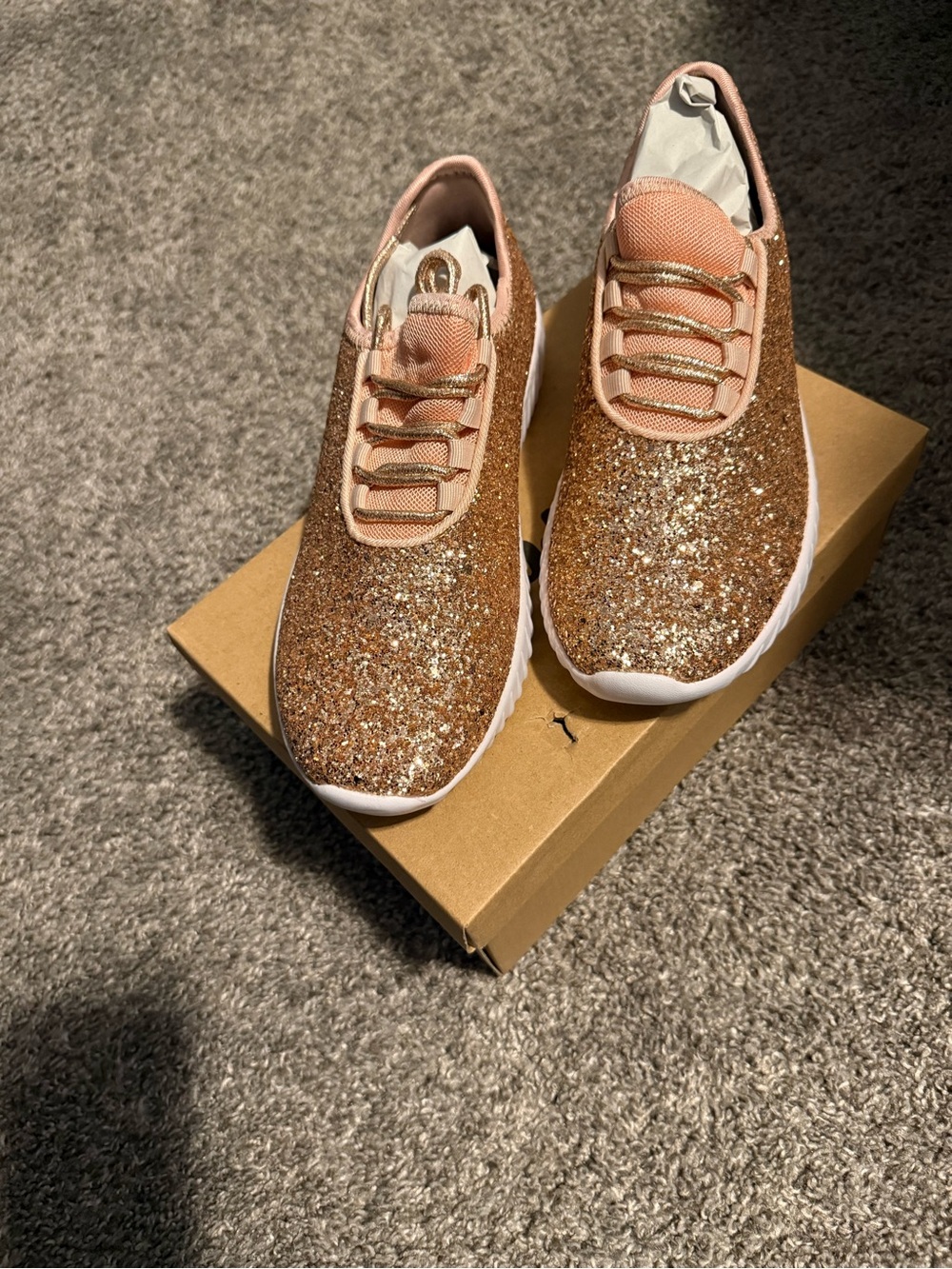 Forever Link Women’s Glitter Sneakers - Rose